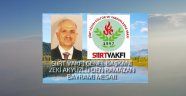 Siirt vakfı genel başkanı Zeki Akyüzlü'den Bayram Mesajı