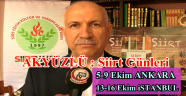 İstanbul ve Ankara'da "Siirt Tanıtım Günleri"