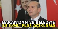 Soylu'dan 28 belediye ile ilgili flaş açıklama
