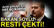 Soylu'dan 'açlık grevi' açıklaması