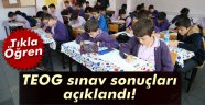 TEOG sınav sonuçları açıklandı
