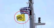 Türkiye'nin sondaj hamlesi sonrası ABD'den küstah tahrik! Bizans bayrağını göndere çektiler