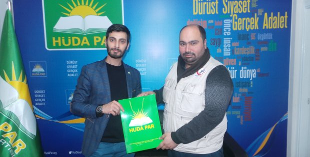 HHTV den HÜDA-PAR Gençlik Kolları Başkanına Hayırlı Olsun ziyareti