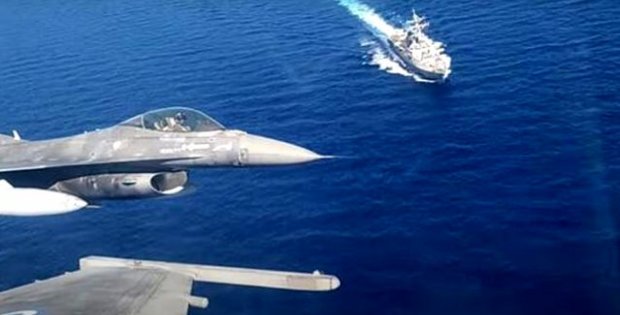 Yunanistan tansiyonu yükseltiyor! Doğu Akdeniz'de deniz ve hava unsurları ile tatbikat gerçekleştirdi